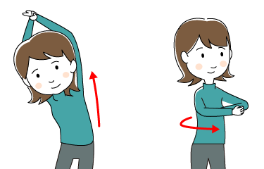 身体を動かす